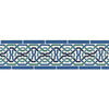 Darro Mosaic Border - Aegean Wallpapers