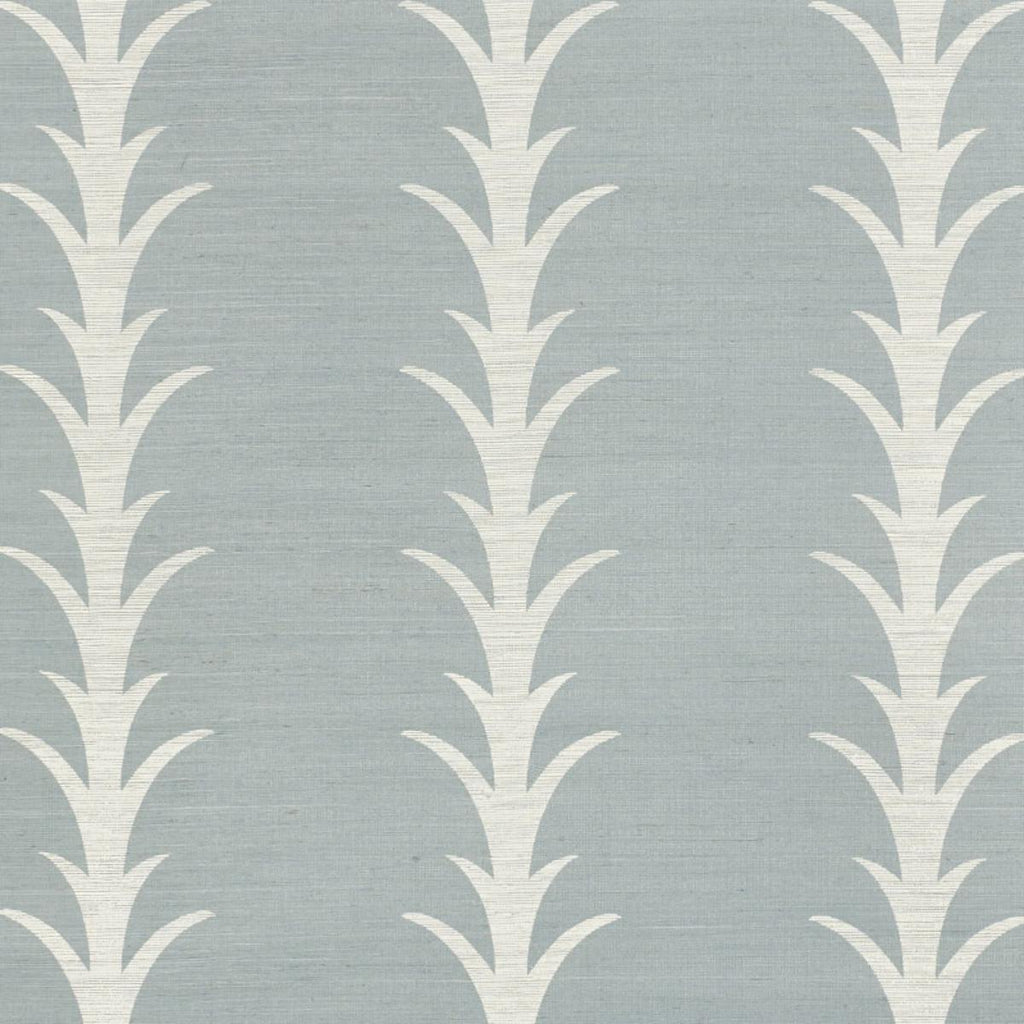 Acanthus Stripe Sisal Chambray