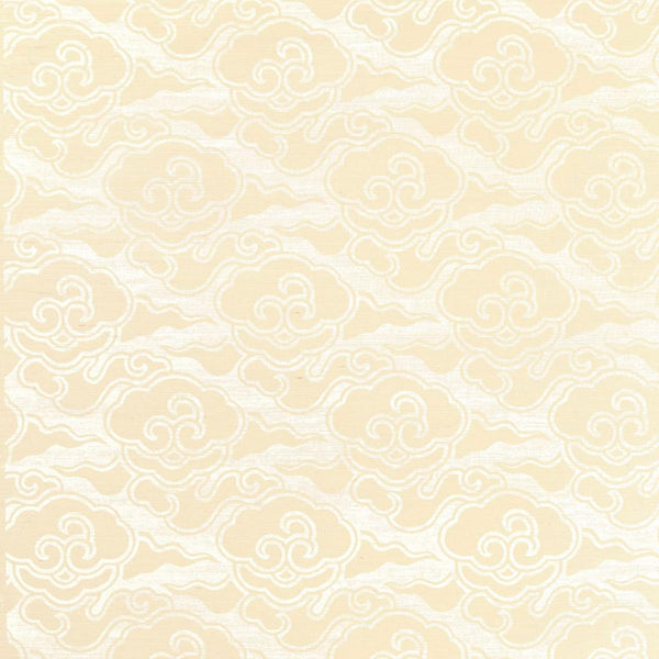Cirrus Clouds Sisal - Blanched Wallcovering | Schumacher