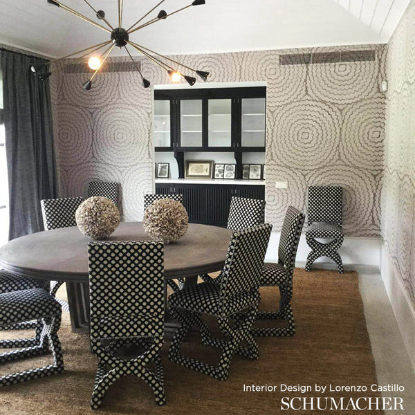 Feather Bloom Sisal - Beige Wallcovering | Schumacher