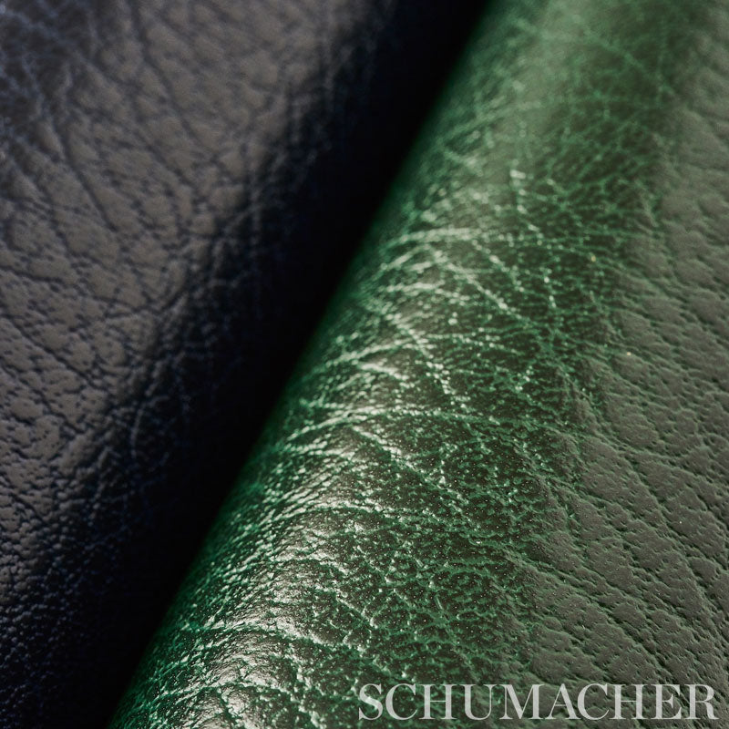 Canyon Leather Hunter Room Setting | Schumacher Wallpaper