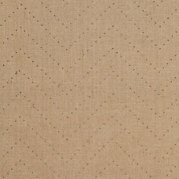 Colton Chevron - Natural / Bronze Wallcovering | Schumacher