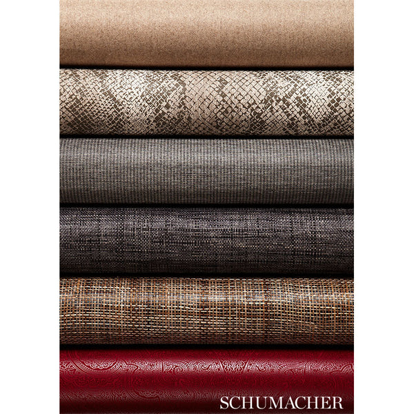Chester Wool Sidewall - Barley Wallcoverings Fabric | Schumacher