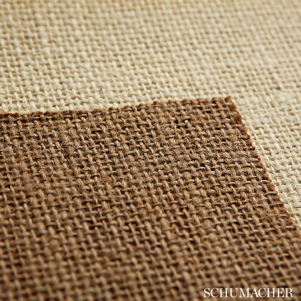 Jute Burlap - Beige Wallcovering | Schumacher