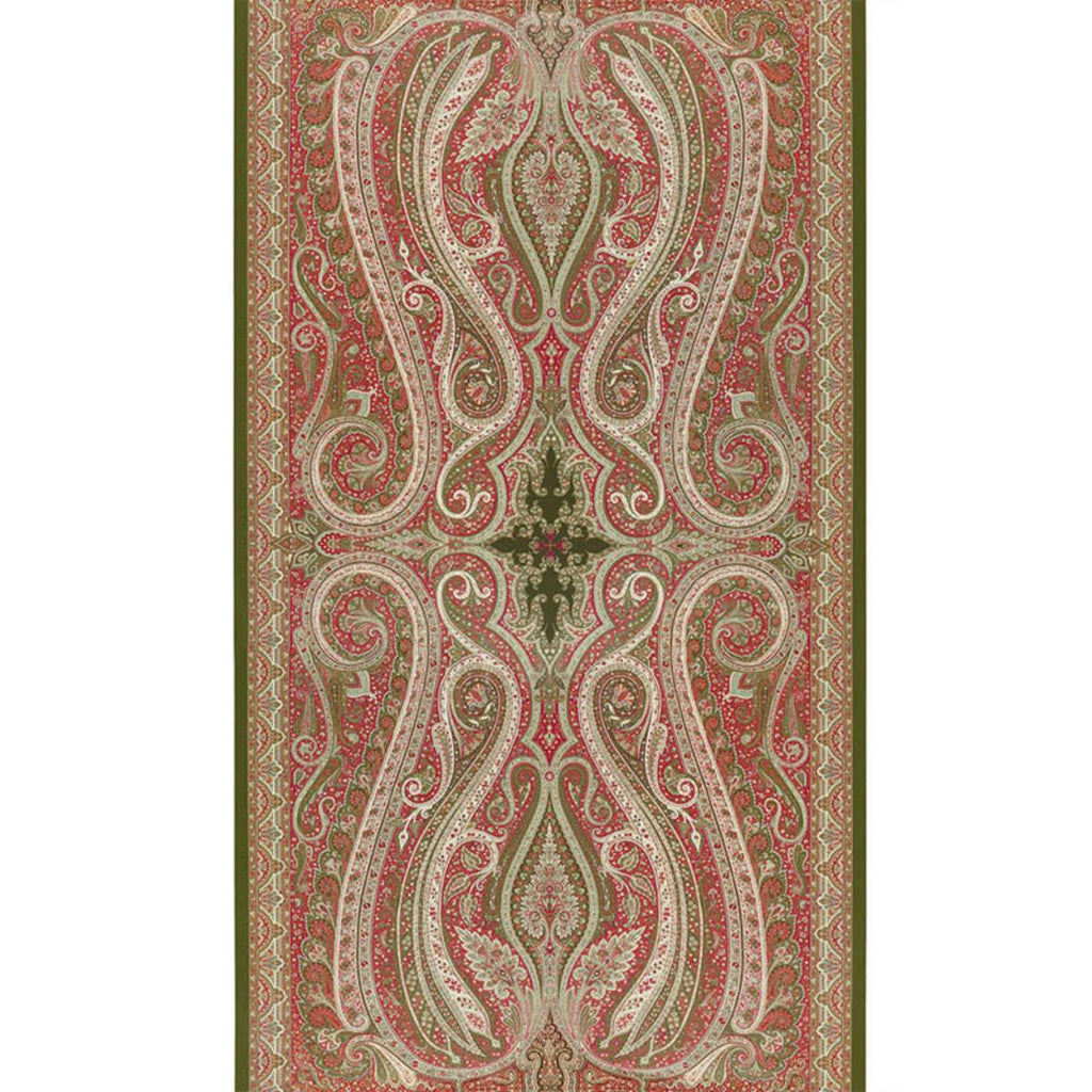 Schumacher Pasha Paisley Sky Wallpaper by Schumacher