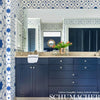 Taj Trellis - Jaipur Blue Wallpapers