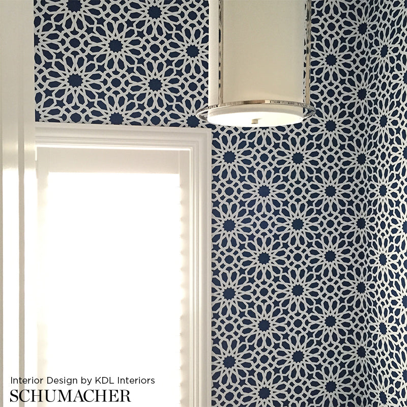 Schumacher Agadir Screen Mocha Wallpaper by Schumacher
