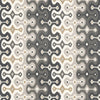 Darya Ikat Sidewall Stone | Schumacher Wallpaper