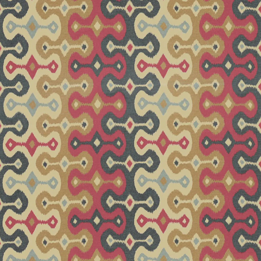 Darya Ikat Sidewall - Spice Wallpapers