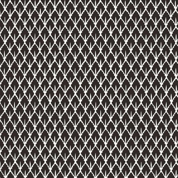Mughal Leaf - Noir Wallcovering | Schumacher