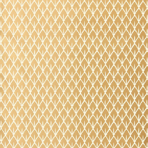 Mughal Leaf - Burnished Gilt Wallcovering | Schumacher