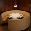 Aztec - Aztec Organic Cellulose Upholstered Banquette | Architectural Fabrics