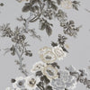 Pyne Hollyhock - Grisaille Wallpapers