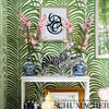 Zebra Palm Jungle Room Setting | Schumacher Wallpaper