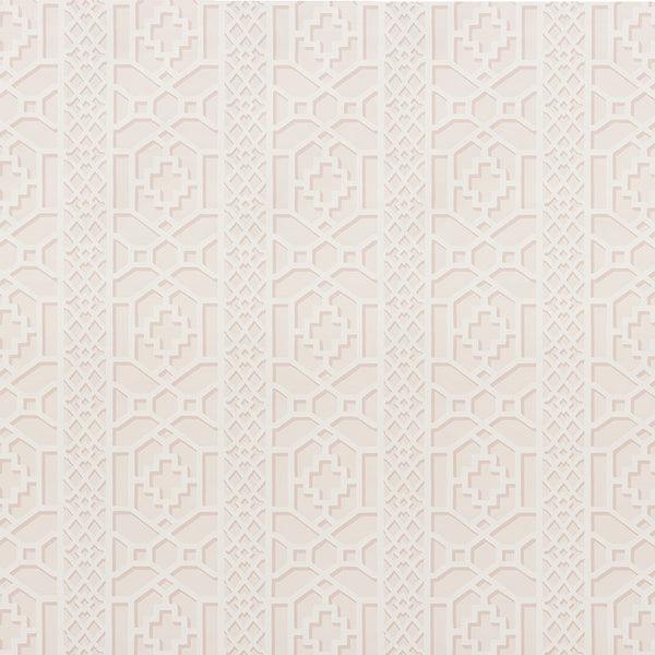 Zanzibar Trellis - Blush Wallcovering | Schumacher