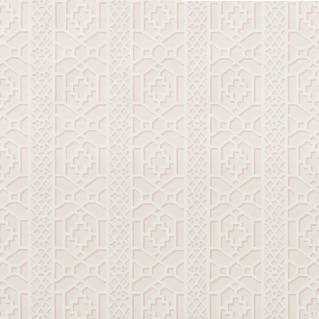 Zanzibar Trellis - Blush Wallpapers