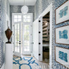 Iconic Leopard Ink Room Setting | Schumacher Wallpaper