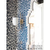 Iconic Leopard Ink Room Setting | Schumacher Wallpaper