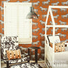 Faubourg Brown Room Setting | Schumacher Wallpaper