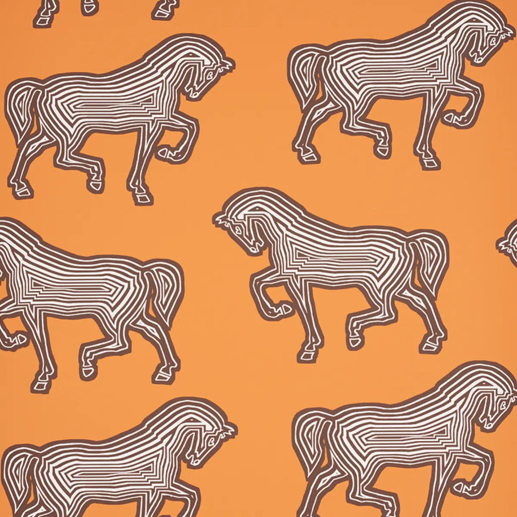 Faubourg - Orange Wallpapers