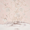 Chinois Palais Panel Blush Conch Room Setting | Schumacher Wallpaper