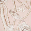 Chinois Palais Panel Blush Conch Room Setting | Schumacher Wallpaper