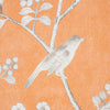 Chinois Palais Panel Tangerine Room Setting | Schumacher Wallpaper