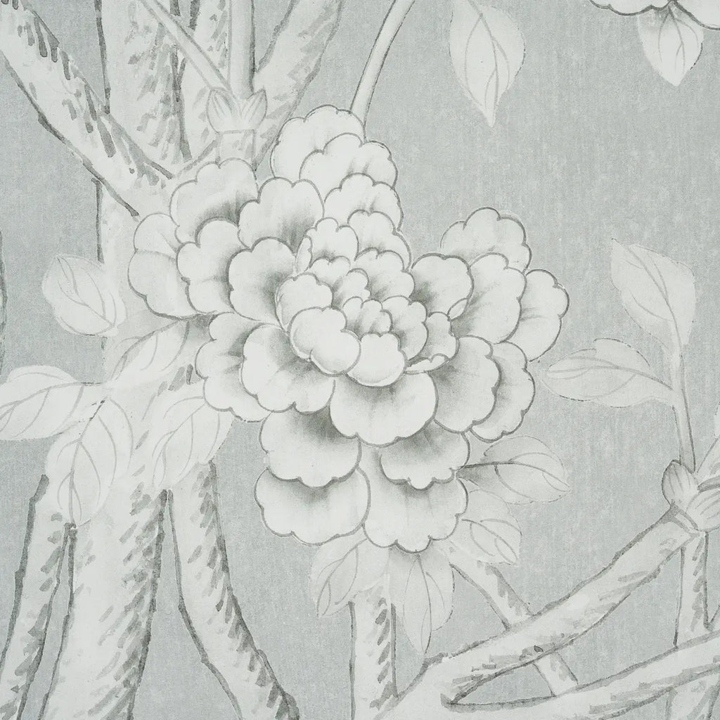 Chinois Palais Panel - Grisaille Wallpapers