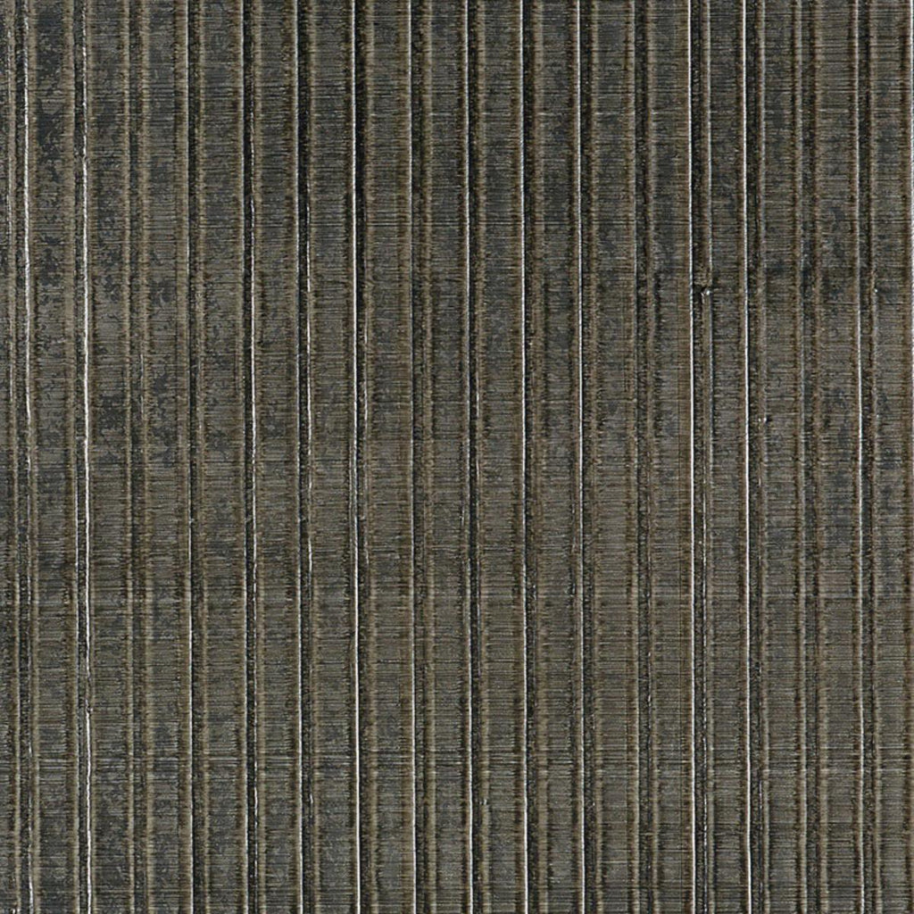 Schumacher Galvanized Rib Gunmetal Wallpaper by Schumacher