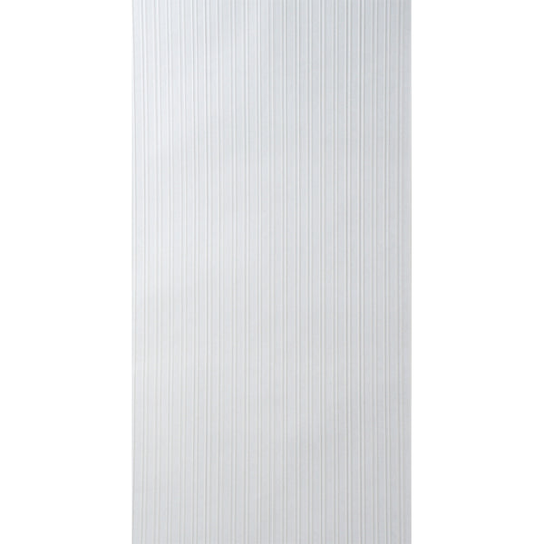 Galvanized Rib - White Wallcovering | Schumacher