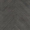 Combed Chevron Black Slate | Schumacher Wallpaper