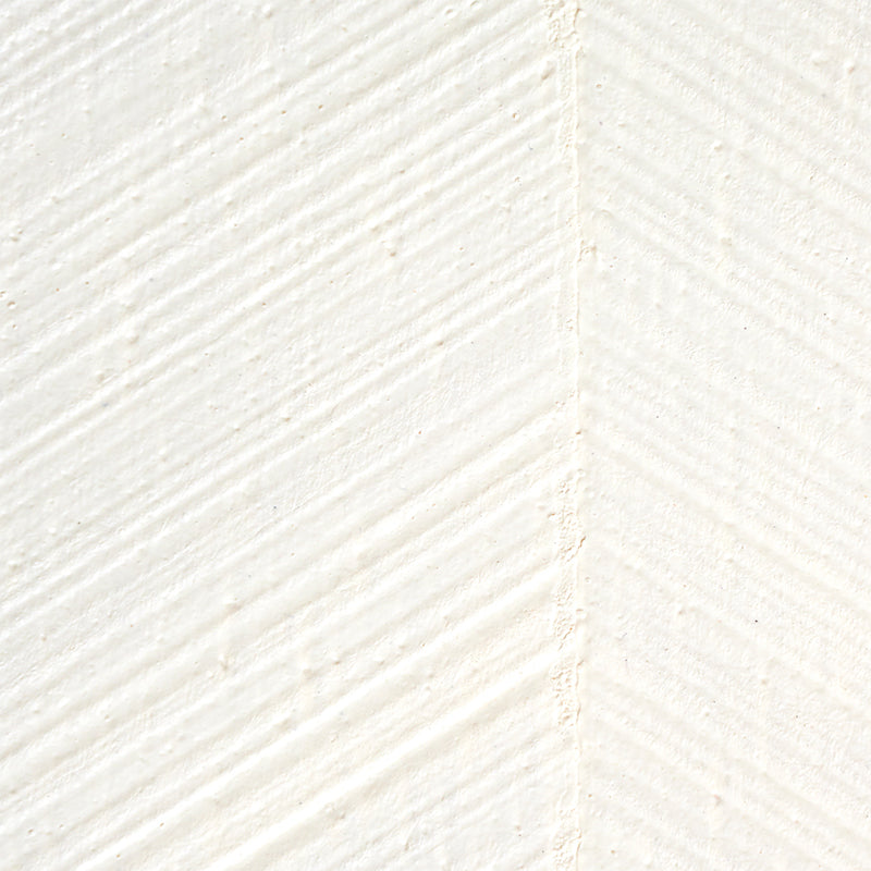 Combed Chevron Ivory Room Setting | Schumacher Wallpaper