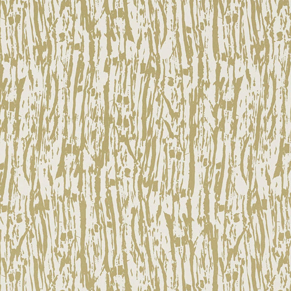 Tree Texture - Pale Gold Wallcovering | Schumacher