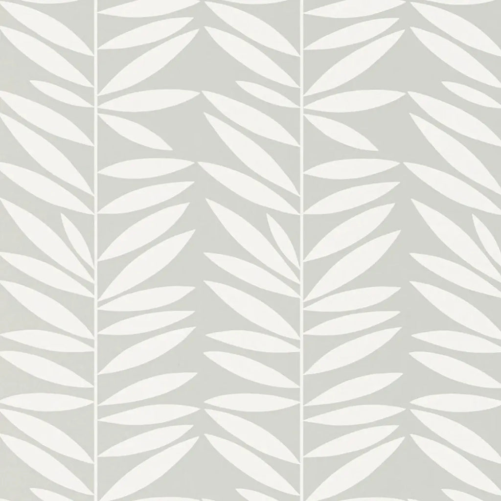 Leaf Stripe - Mist Wallpapers
