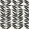 Leaf Stripe - Ebony Wallpapers