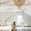 Featherfest Smoke Room Setting | Schumacher Wallpaper