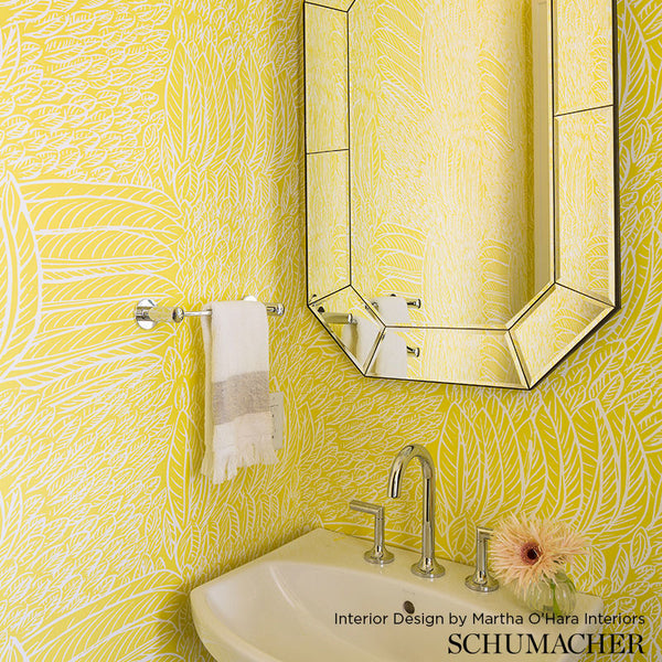 Featherfest - Marine Wallcovering | Schumacher