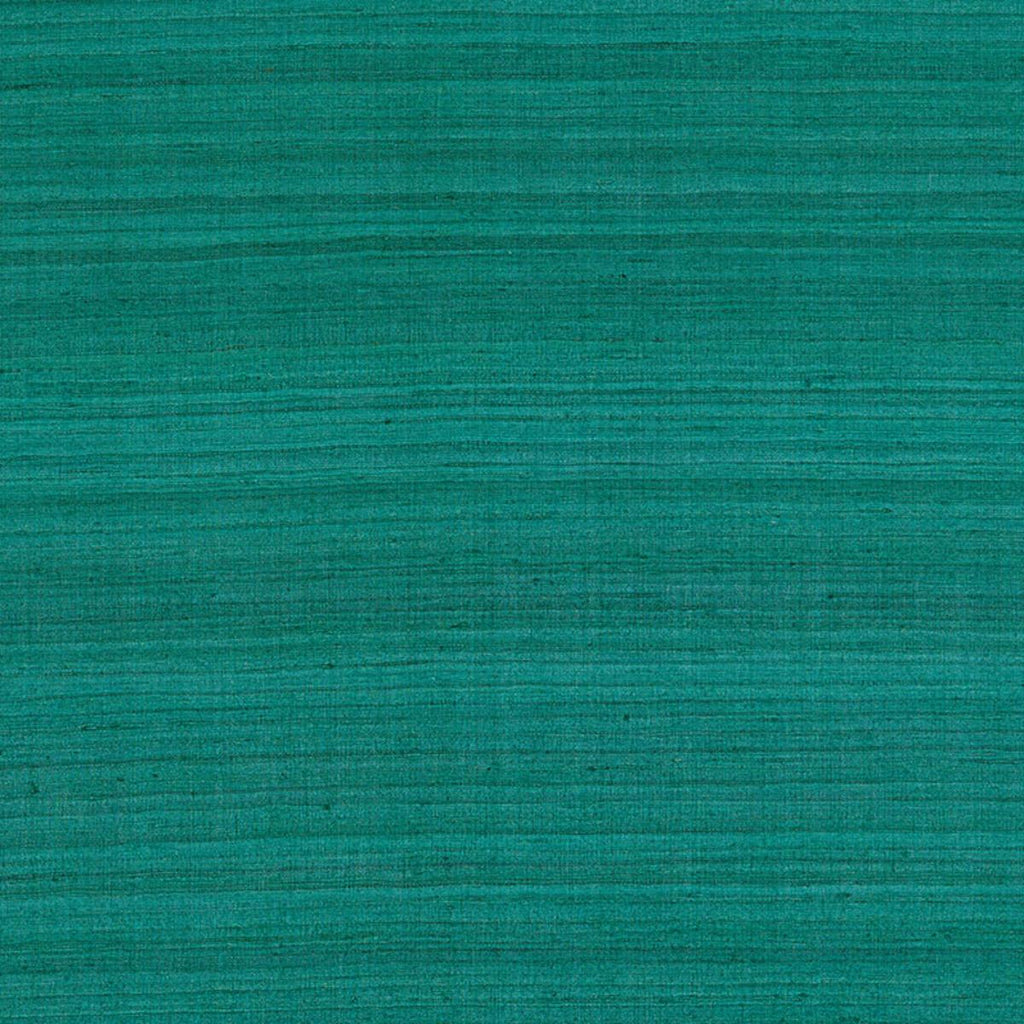 Shaded Silk Peacock | Schumacher Wallpaper