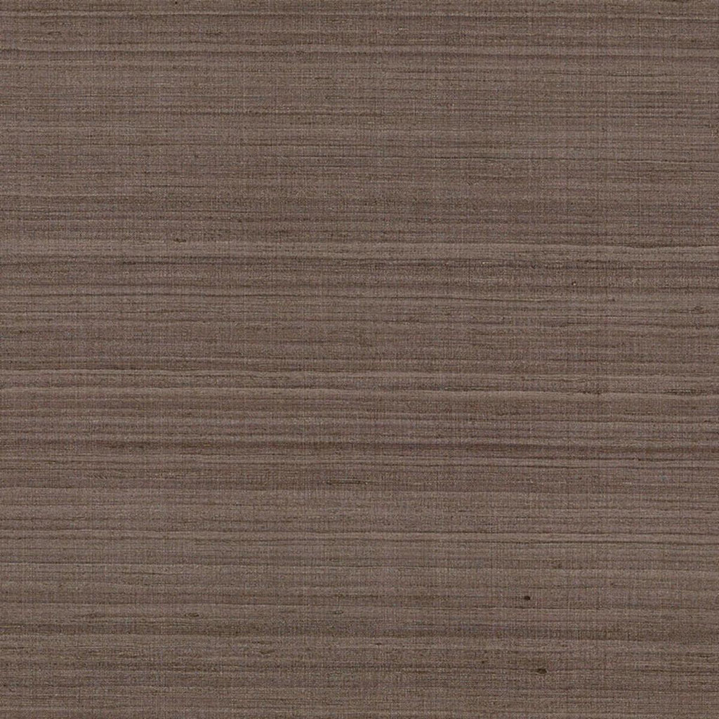 Shaded Silk Umber | Schumacher Wallpaper