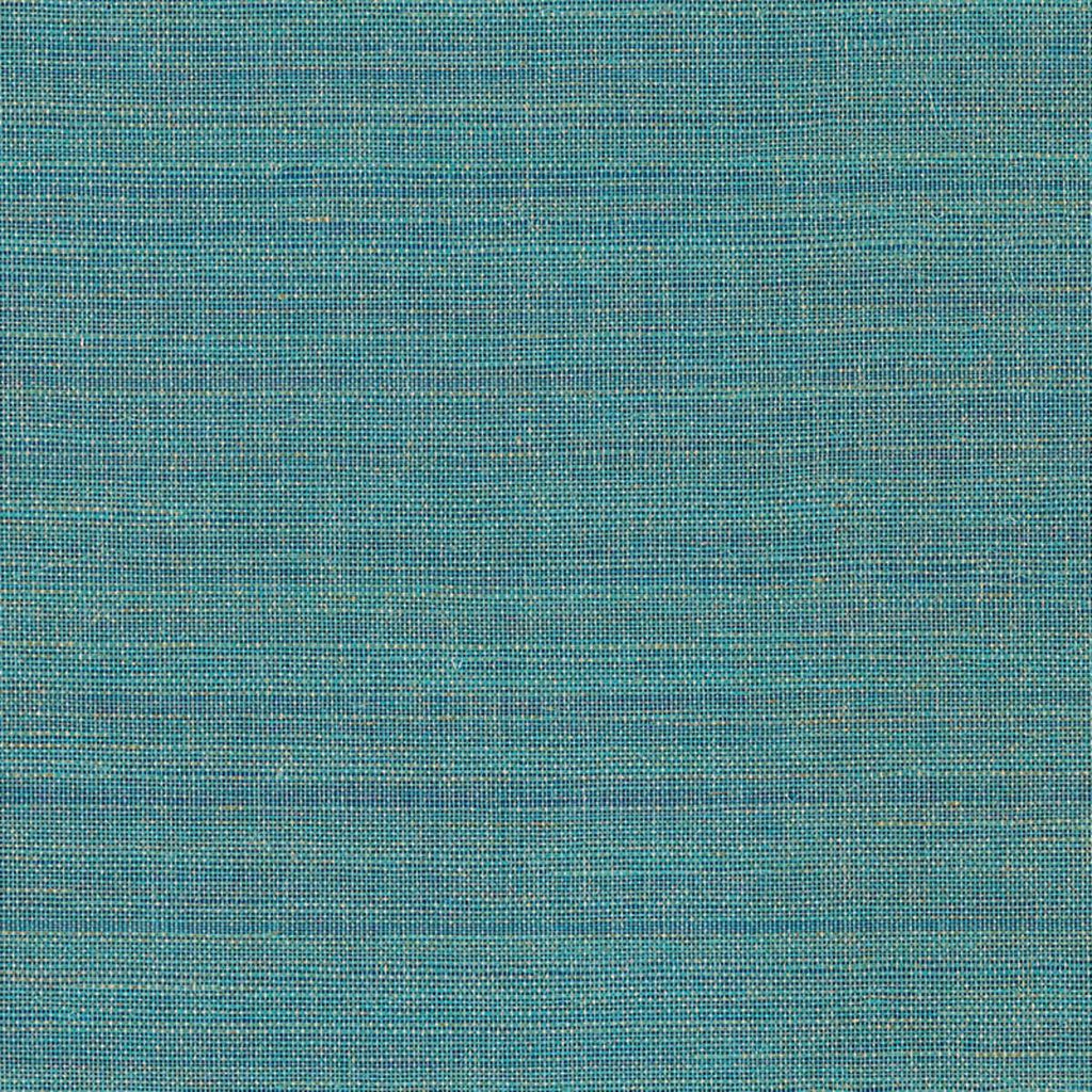 Hemp Shimmer Peacock Shimmer | Schumacher Wallpaper