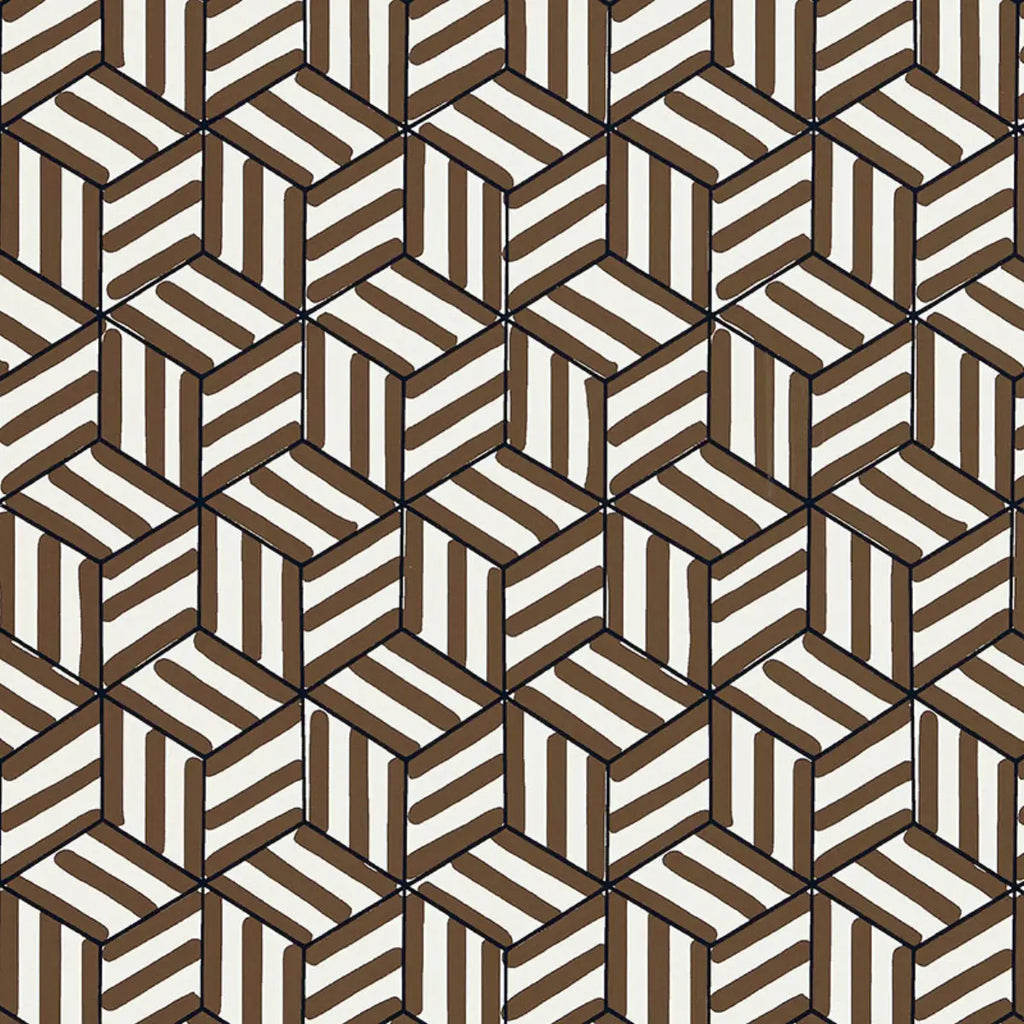 Tumbling Blocks - Chocolate Wallpapers