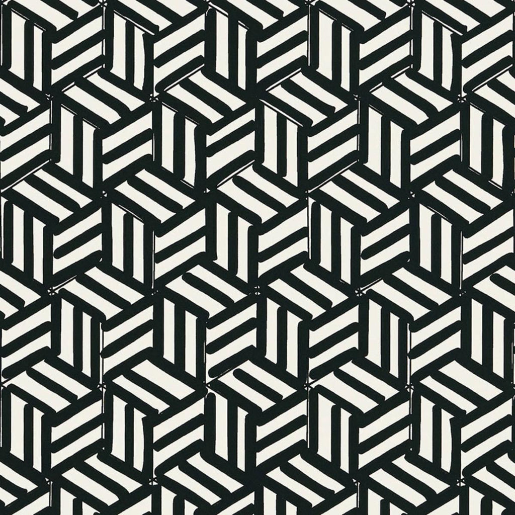 Tumbling Blocks Black