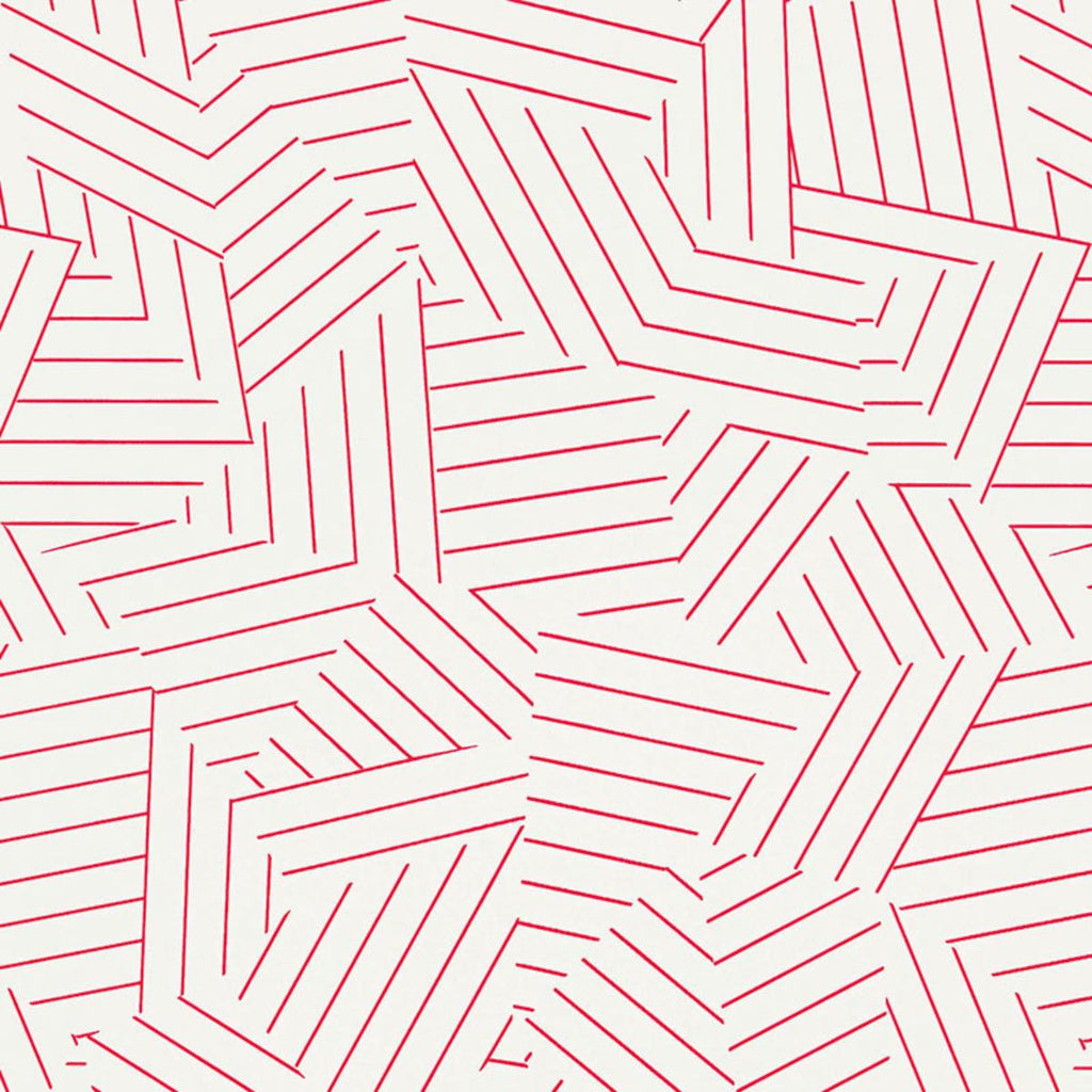 Deconstructed Stripe Red