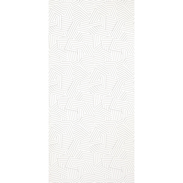 Deconstructed Stripe - Ivory Wallcovering | Schumacher