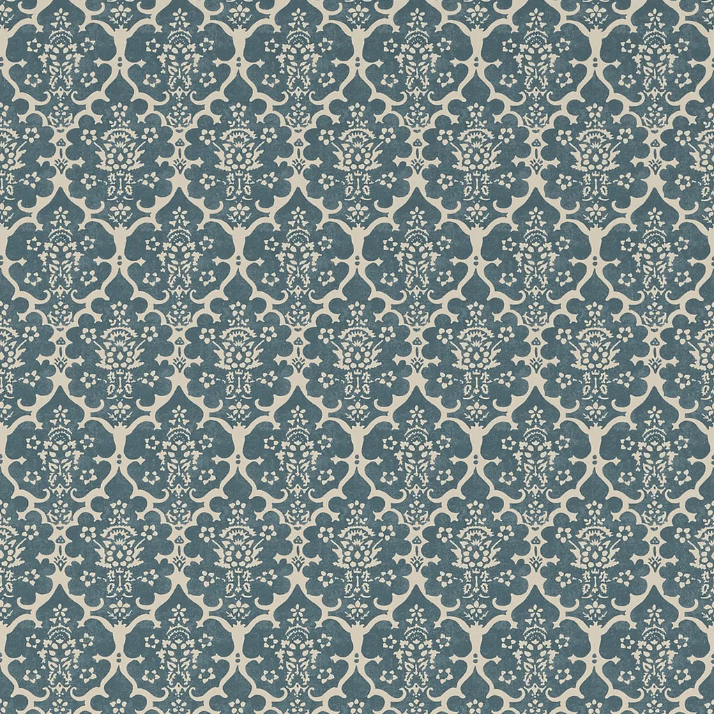 Burley - Peacock Blue Wallpapers