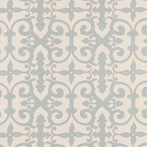 Ferne Park - Orpington Blue Wallcoverings Commercial Wallcovering | Schumacher
