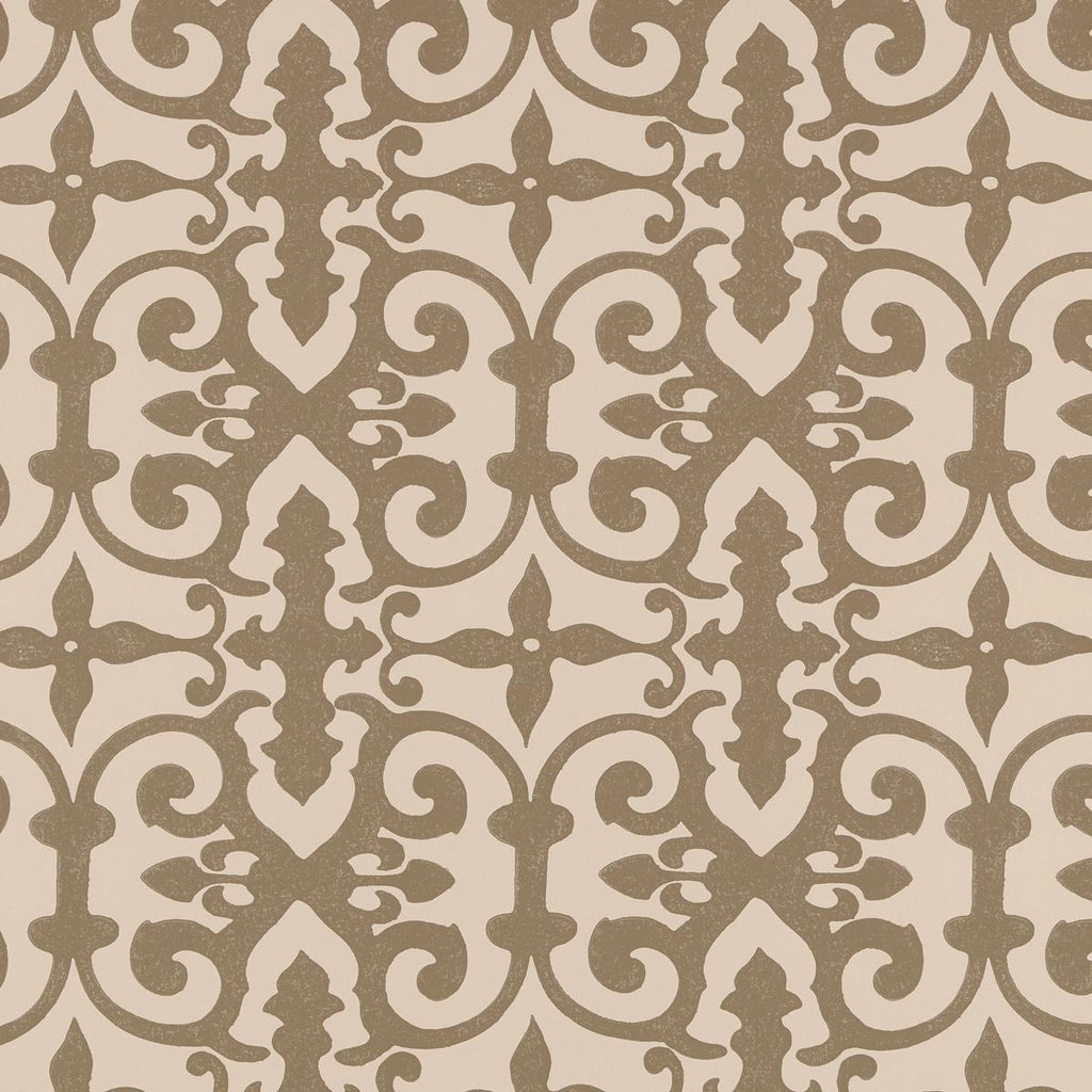 Ferne Park Berber Brown | Schumacher Wallpaper