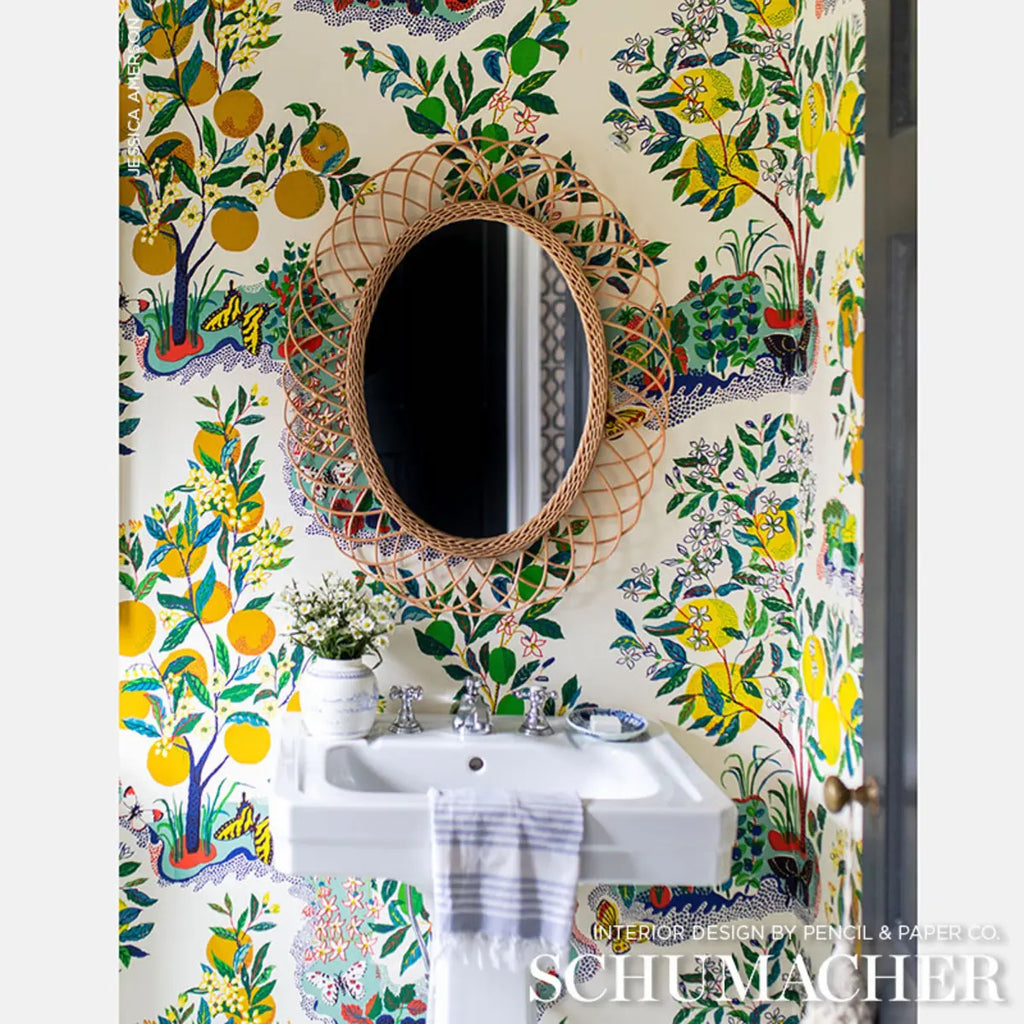 Citrus Garden Panel Set - Primary Wallpapers