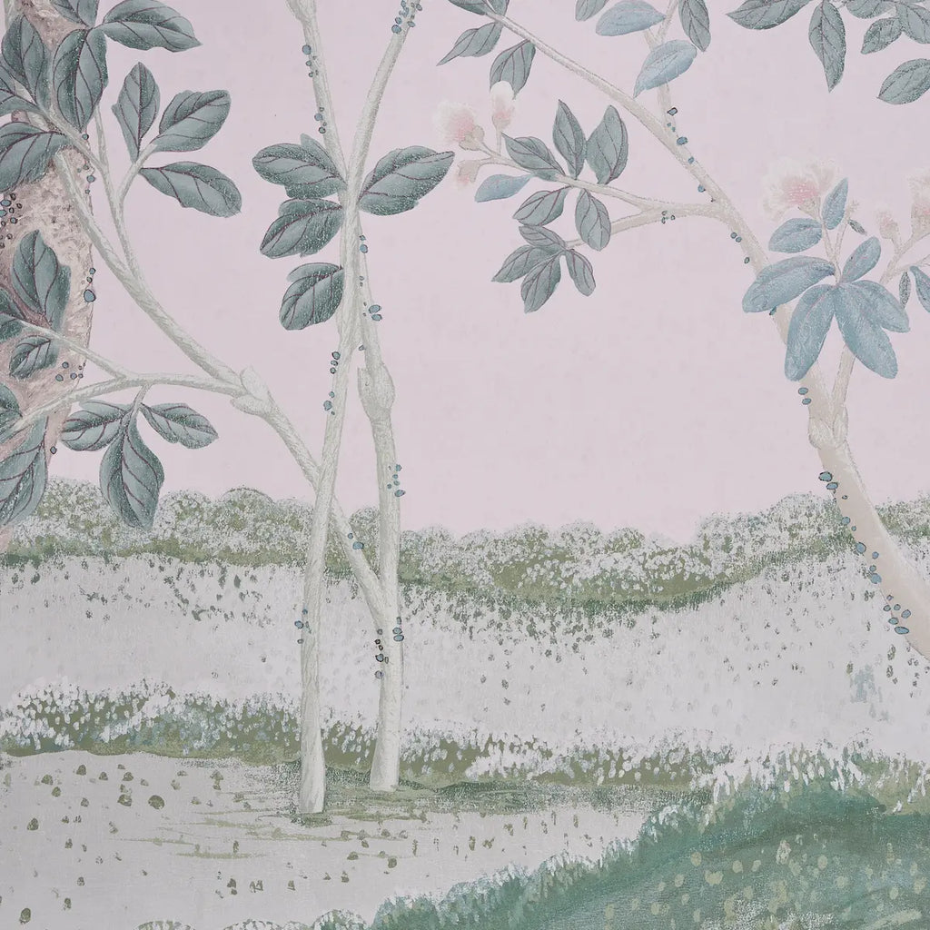 Madame De Pompadour Panel Set - Blush Wallpapers