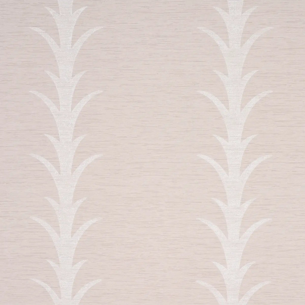 Acanthus Stripe Vinyl - Limestone Wallpapers